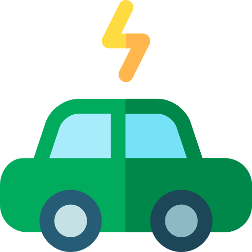 illustration de voiture éléctrique